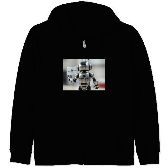 Rocketman Robot Zip Hoodies