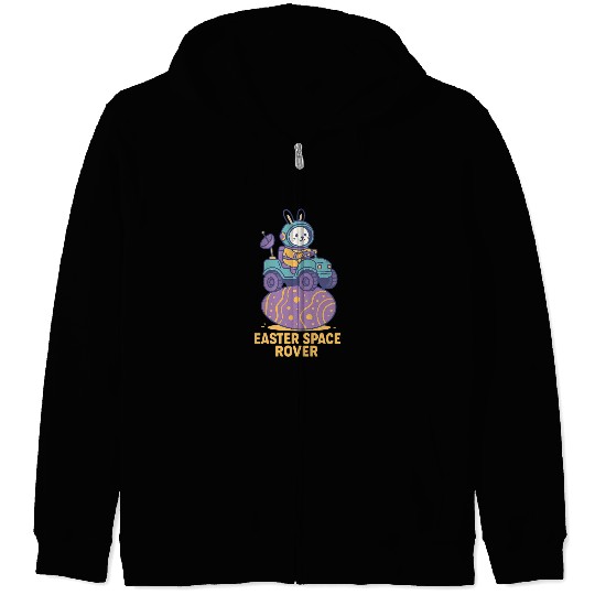 find out The universe"EASTER SPACE ROVER" Zip Hoodies