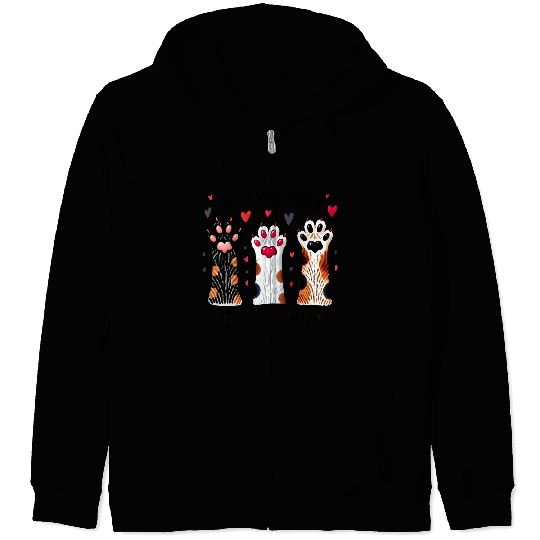 Cat Quotes Cat Lover Zip Hoodies
