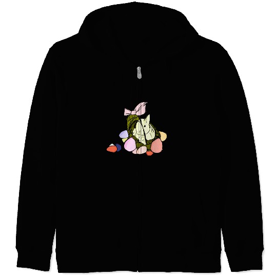 Easter Bunny Zip Hoodies, Easter Eggs Art, Cute Easte
