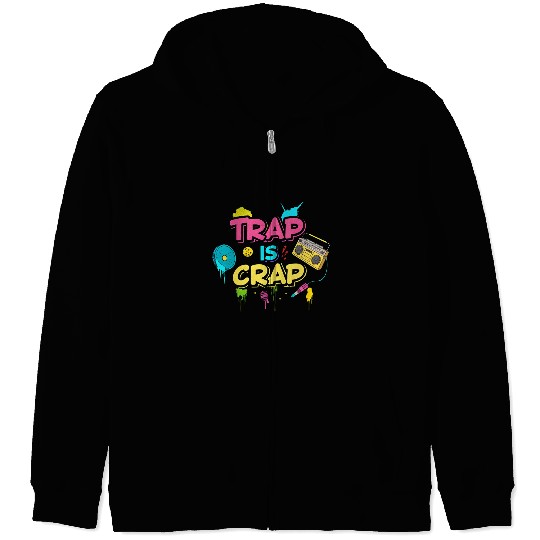 Graffiti Zip Hoodies Design Bold Vintage Hip-Hop Style