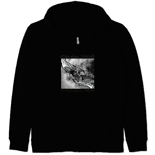Divine Herb – A Gift from Above Zip Hoodies