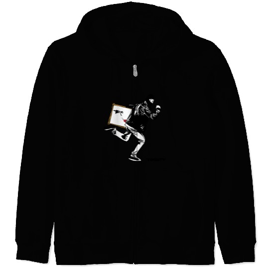 HappyToast Stolen Banksy Zip Hoodies