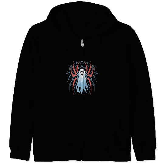 Ghost Spider Scream Zip Hoodies