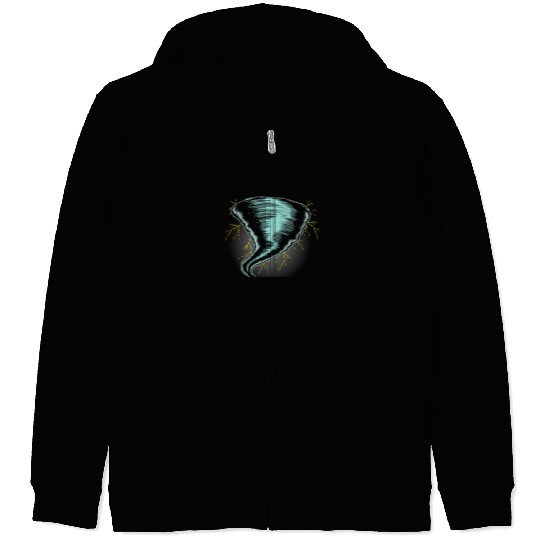 Tornado Storm Chaser Weather Meteorologist Tornado Zip Hoodies