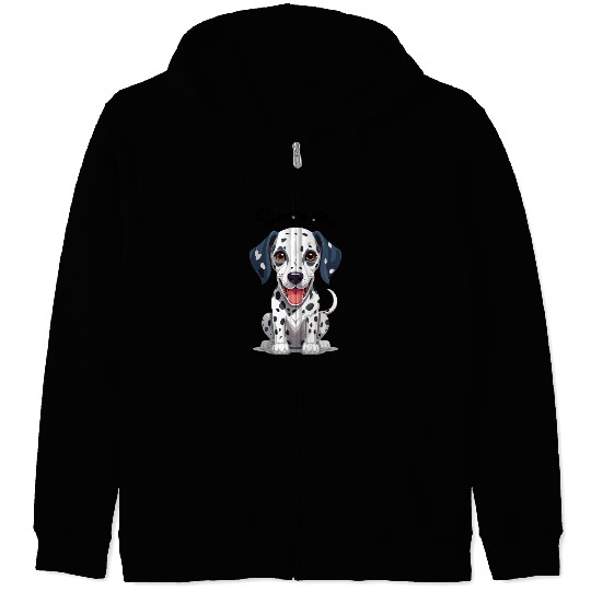 Dalmatian Fan Club – Unique Design Zip Hoodies
