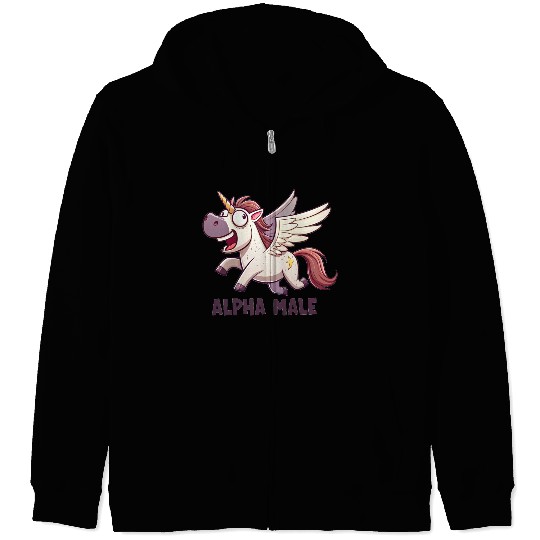 Storm the Psycho Pegacorn Zip Hoodies