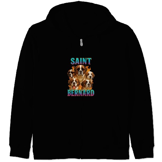 Saint Bernard Zip Hoodies