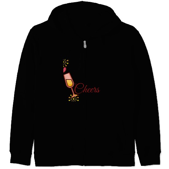 Unisex Zip Hoodies – Fun Party Vibes Zip Hoodies for couple