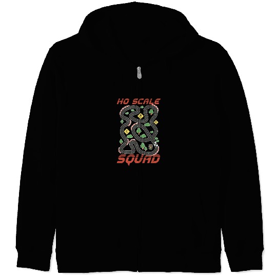 Slot Car Racing RC Car Drag Racing Zip Hoodies
