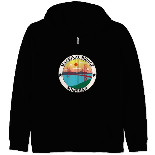 Mackinac Island Zip Hoodies