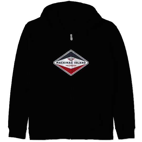 Mackinac Island Zip Hoodies