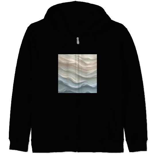 Take a Deep Breath – Calm Abstract Zip Hoodies