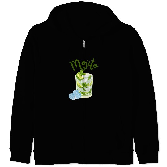 Refreshing Mojito Zip Hoodies – Cool Summer Vibes