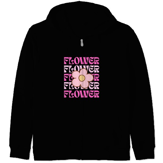 "Flower" Zip Hoodies