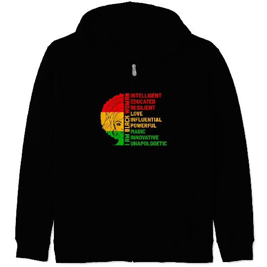 Juneteenth Day Zip Hoodies