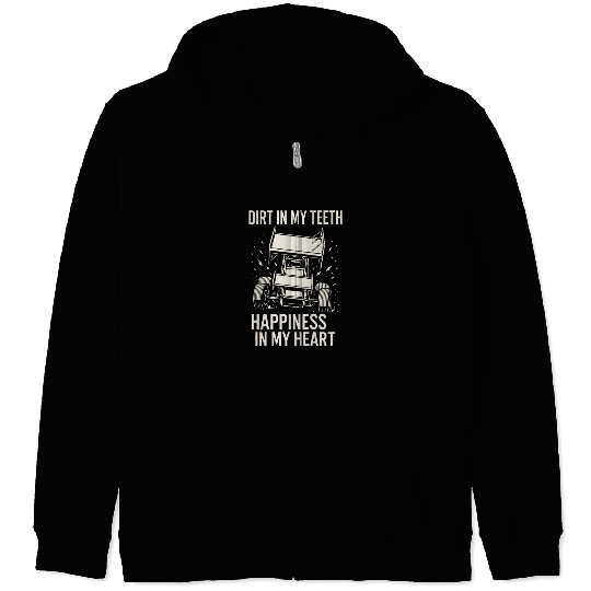 Sprint Car Racing Dirt Track Speed Oval Race Zip Hoodies