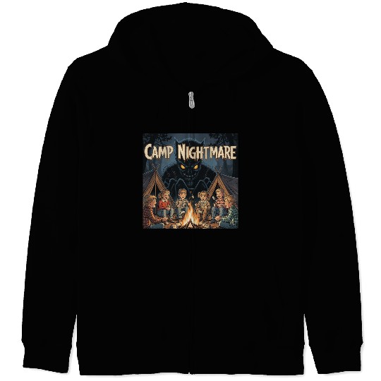 Horror Steven Rhodes, Camp Nightmare Zip Hoodies