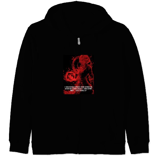 Female Warlock Zip Hoodies