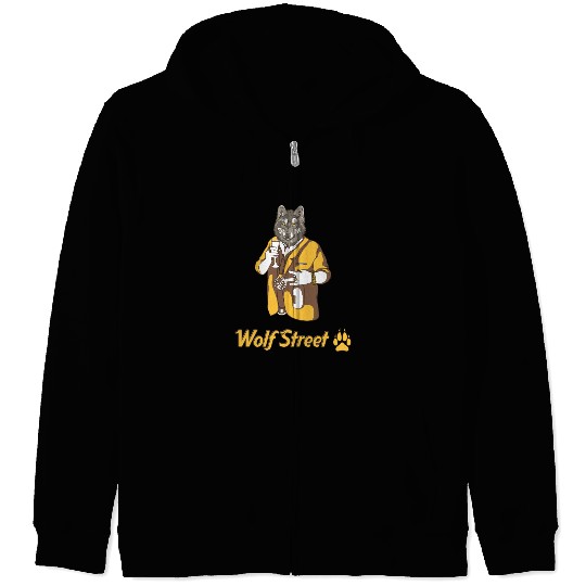 Wolf street Zip Hoodies