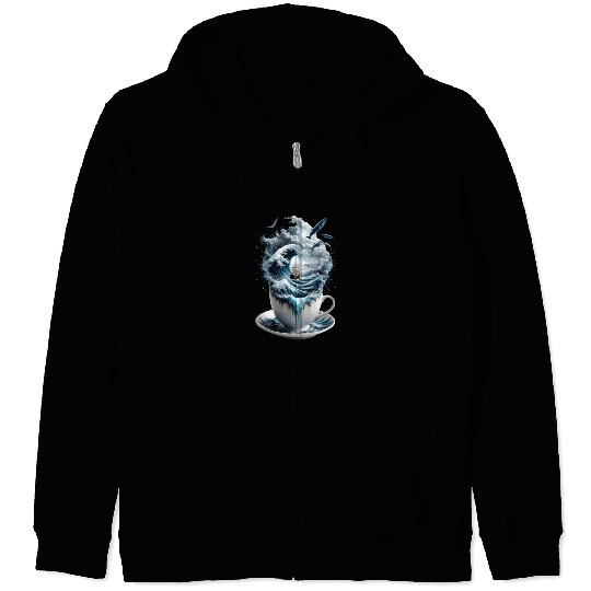 Storm in a Teacup Ocean Adventure Zip Hoodies