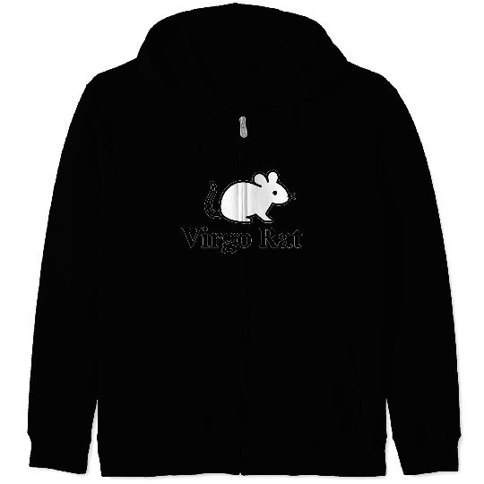 Virgo Rat Zip Hoodies