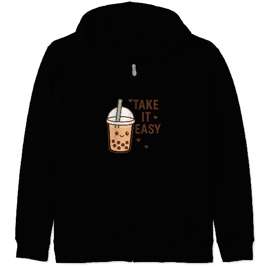 Chill Tea – Relaxing Cup of Joy Zip Hoodies