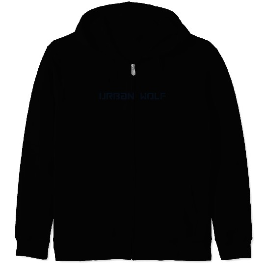 Urban Wolf – The Spirit of the Concrete Jungle Zip Hoodies