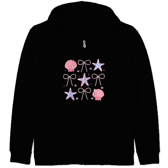 Under the Sea Sparkle Zip Hoodies