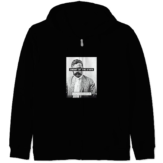 Emiliano Zapata (EOTS) (B&W) Zip Hoodies