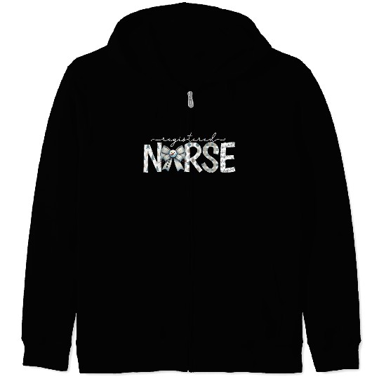registered nurse Zip Hoodies/Zip Hoodies