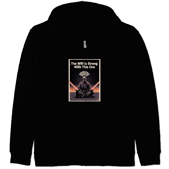 Star Wars Jedi WiFi Connection Zip Hoodies