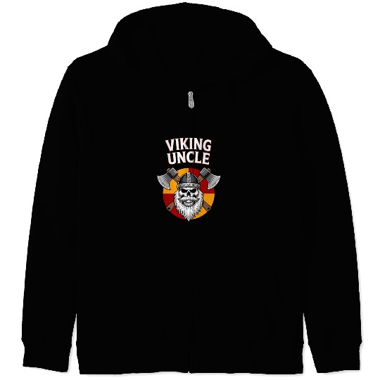 viking uncle norse warrior funny gift Zip Hoodies