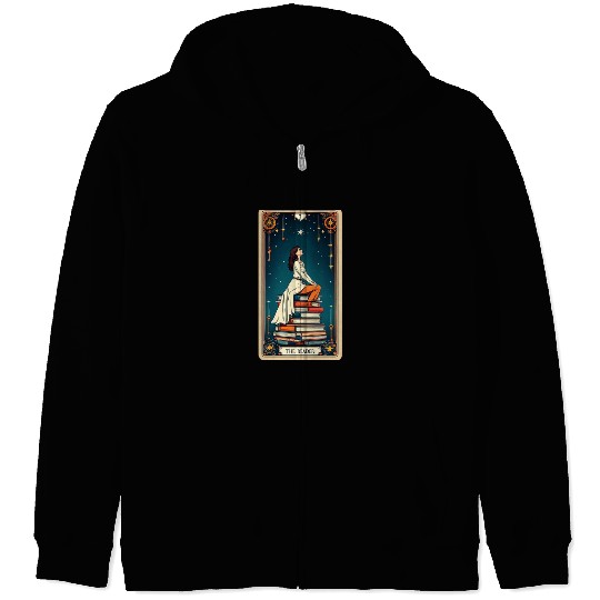 The Modern Tarot Card Zip Hoodies