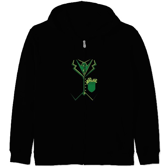 Irish Tuxedo Suit Zip Hoodies