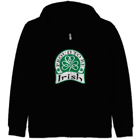 Proud to be Irish Zip Hoodies