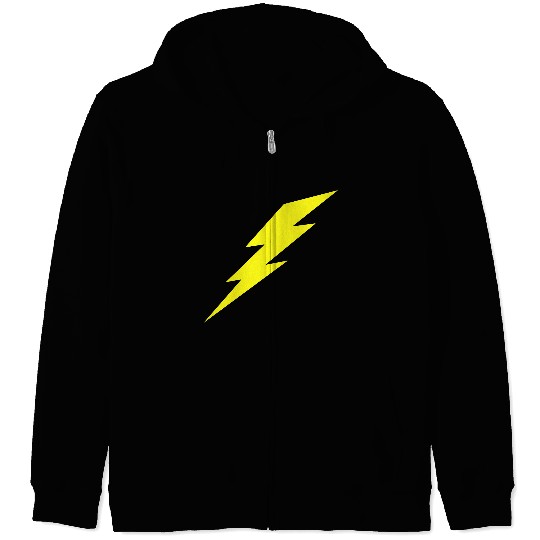 Lightning Bolt Zip Hoodies