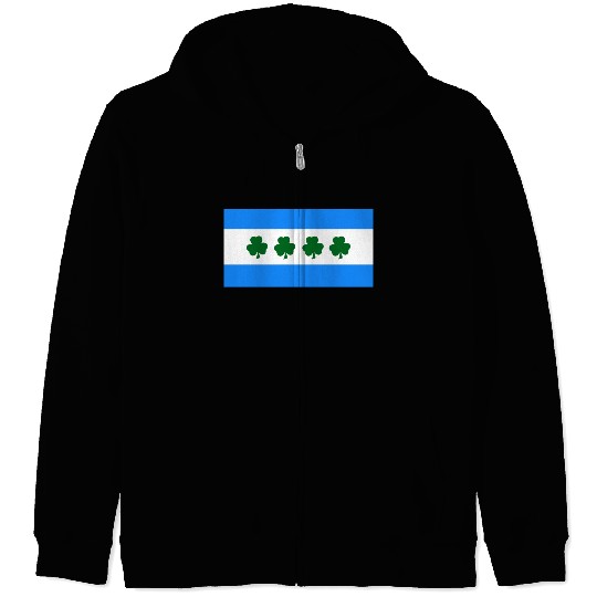 Chicago Irish Zip Hoodies