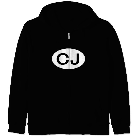 Jeep CJ Oval Zip Hoodies