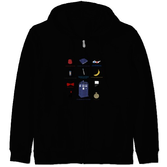 Doctor Who Items Zip Hoodies