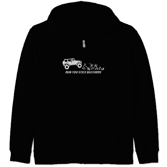 Jeep...Run Zip Hoodies