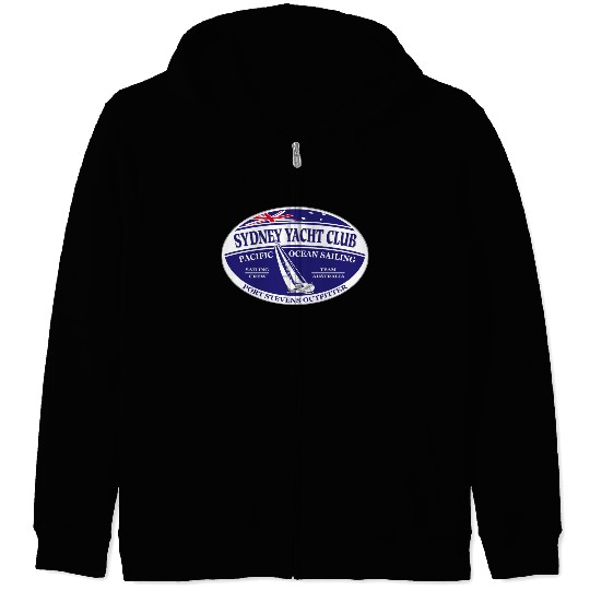 Pacific ocean sailing - Sydney Yacht Club Zip Hoodies