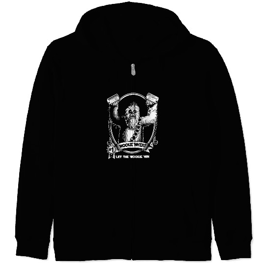 Chewbacca Wookiee - Let the wookie win Zip Hoodies