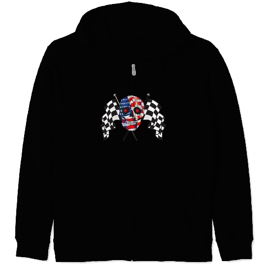 Racing Motorcycle Motocross Dirt Bike Zip Hoodies