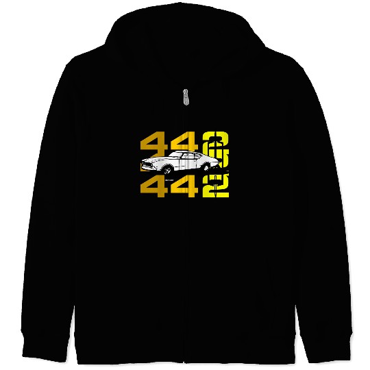 auto_oldsmobile_442_002a Zip Hoodies