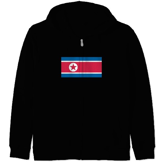 North korea Zip Hoodies