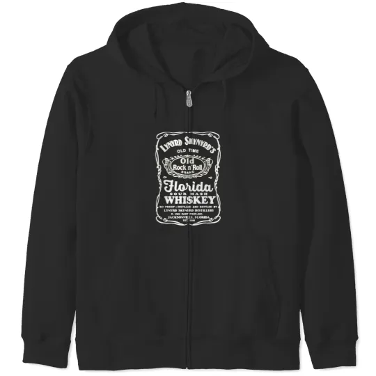 Lynyrd Skynyrd J Daniel Zip Hoodies, Rock And Roll