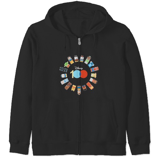Disney100 Unified Characters Zip Hoodies / 100 Years Of Wonder / Disney 100th Anniversary Zip Hoodies