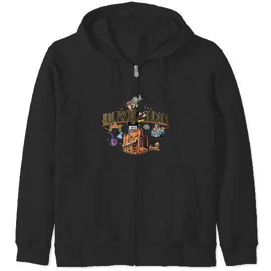 Hollywood Studios Zip Hoodies Vintage Disney