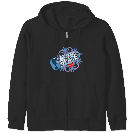 Adventure Thru Inner Space Vintage Logo - Disneyland - Zip Hoodies